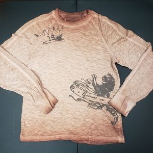 Mens GUESS? Long sleeve tee